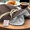 Kép 4/4 - Cibi Bélelt kenyeres zsák - mini, Barna pöttyös (1 db)