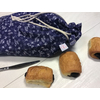 Kép 2/4 - Cibi Bélelt kenyeres zsák - mini, kékfestő (1 db)