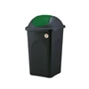 Kép 1/2 - Szelektív szemetes billenős, Multipat (zöld,60l)