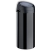 Kép 1/4 - Érintőzáras szemetes, fém Soft Touch Bin 40l (fekete)