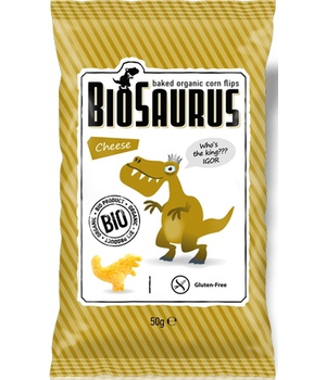 BioSaurus kukoricás snack (sajtos)