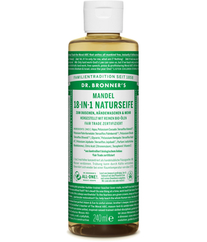 Dr. Bronner's Mandula folyékony szappan koncentrátum (237 ml)
