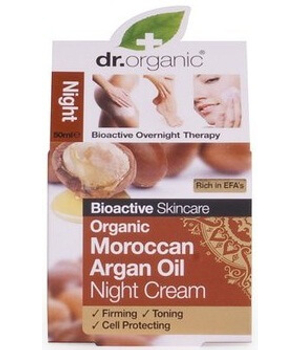 Dr. Organic éjszakai krém (argán olaj)
