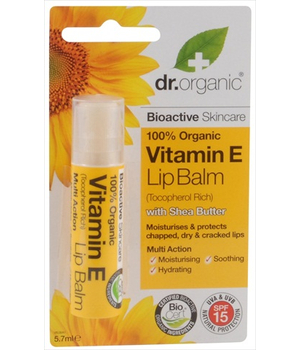 Dr. Organic ajakbalzsam (E vitamin)