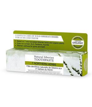 Fluoridmentes fogkrém, Natura Siberica (gyógynövényes)