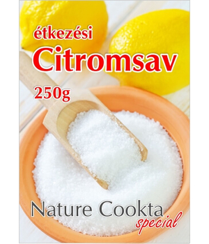 Étkezési citromsav, Nature Cookta (250g)