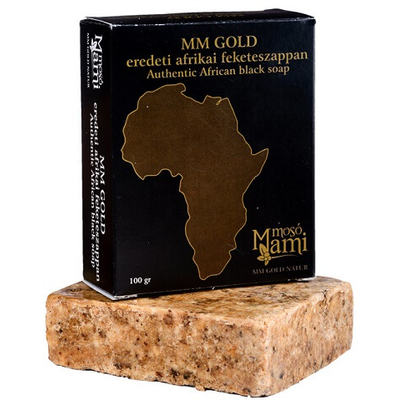 Afrikai fekete szappan, shea vajas (100g)