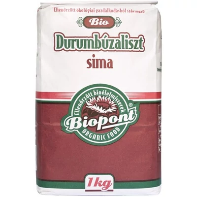 Durumbúzaliszt bio, Biopont