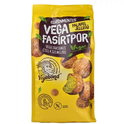 Vegabond Vega fasirtpor - gluténmentes, falafel jellegű (200 g)