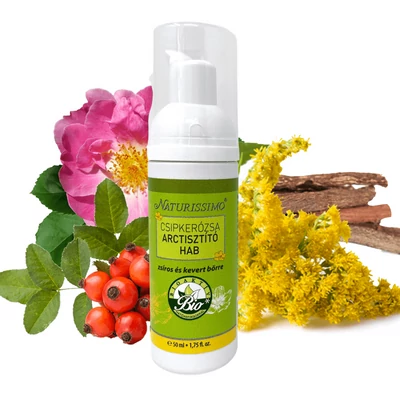 Biola Naturissimo Csipkerózsa Arctisztító hab (50 ml)