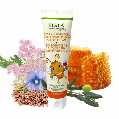 Biola echinacea búzafű babapopsikrém bio