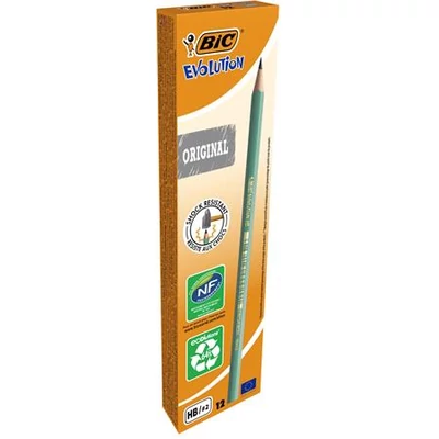 BIC &quot;Evolution Original&quot; Grafitceruza - hatszögletű, HB (12 db)