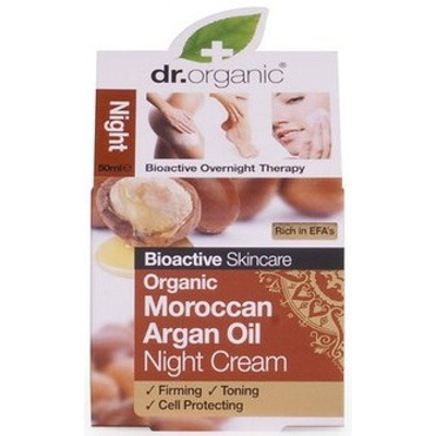 Dr. Organic éjszakai krém (argán olaj)