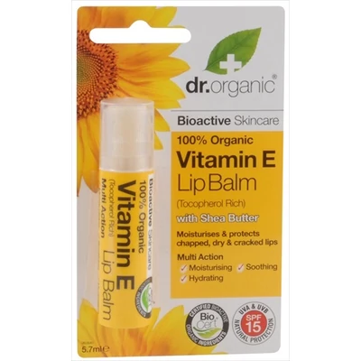 Dr. Organic ajakbalzsam (E vitamin)