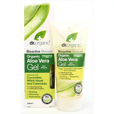 Dr. Organic gél uborkával (aloe vera)