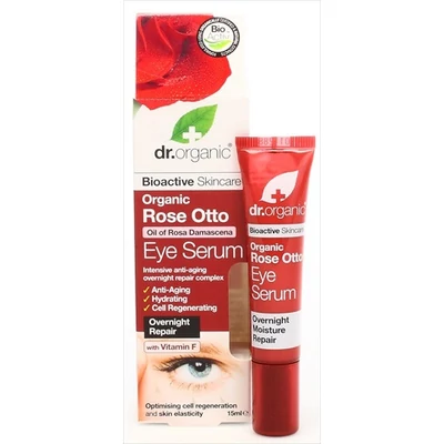 Dr. Organic szemkörnyék ápoló szérum (rózsa)