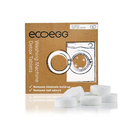 Mosógéptisztító tabletta, Ecoegg Detox (6 db/csomag)