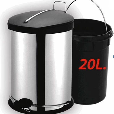 ARTEX GARBY Inox pedálos szemetes - 20 literes (1 db)