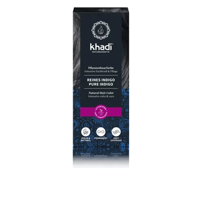 Henna hajfesték por, Khadi (kékes fekete)