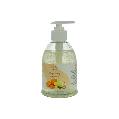 Folyékony szappan utántöltő 1l, EcoZ (vanília-narancs)