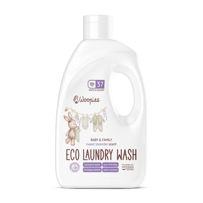 Wooden Spoon Woopies Öko Folyékony mosószer - levendula (1500 ml)