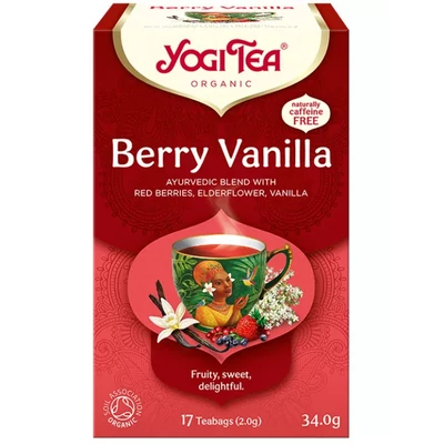 Yogi Bio tea - Bogyós gyümölcsös tea vaníliával (17 db)