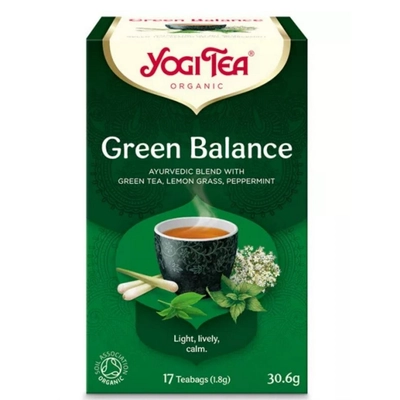 Yogi Zöld egyensúly tea - filteres (17 db)
