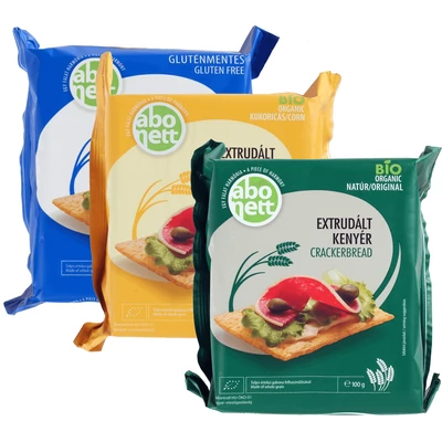 Abonett extrudált kenyerek