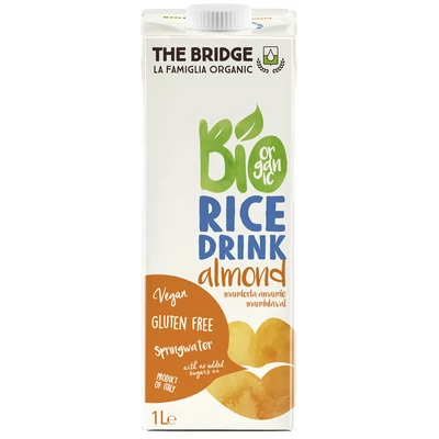 Rizsital bio, mandulás The Bridge (1000ml)