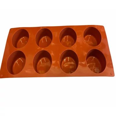 Szappanöntő forma, szilikon 8 db (ovális)