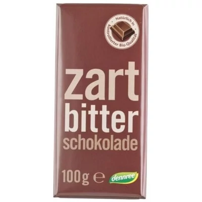 Étcsokoládé bio, Dennree 100 g