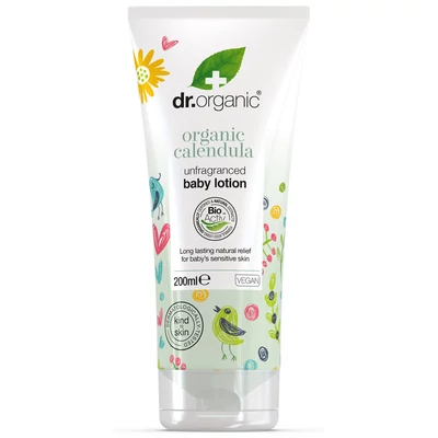 Dr. Organic babatestápoló bio körömvirággal (illatmentes)