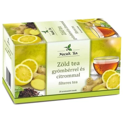 Zöldtea gyömbér-citrom, Mecsek