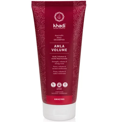 Sampon ayurvédikus elixírrel, Khadi amla (fénytelen hajra)