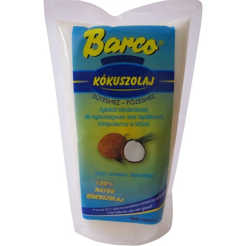 Kókuszzsír, Barco (1l)