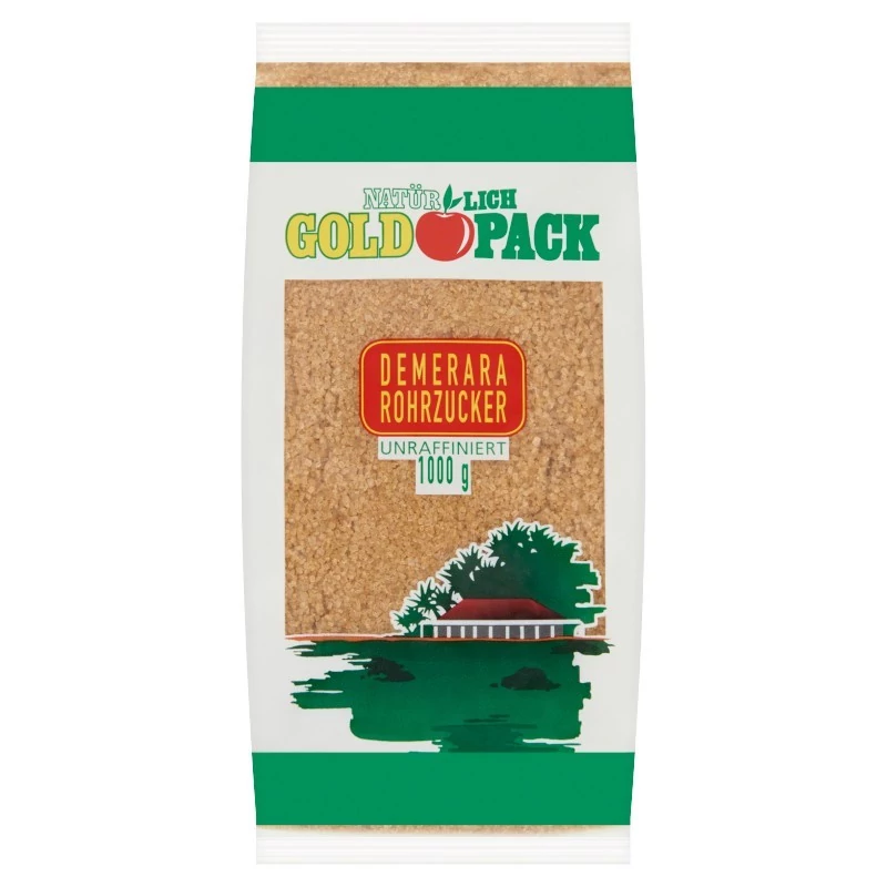 Gold Pack Demerara nádcukor (1 kg)