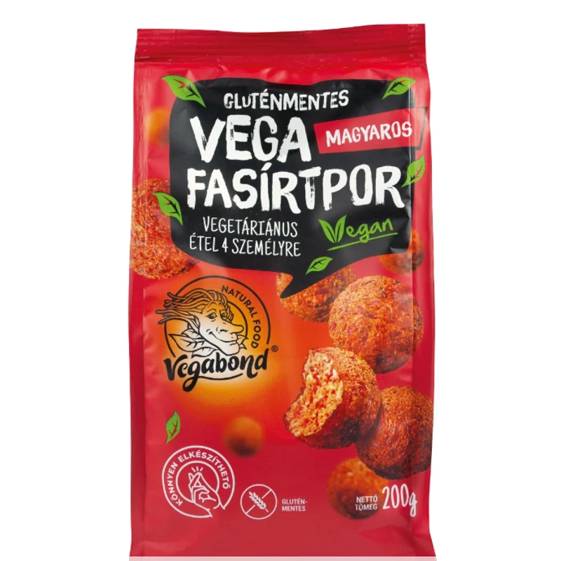 Vegabond Vega fasirtpor - gluténmentes, magyaros (200 g)