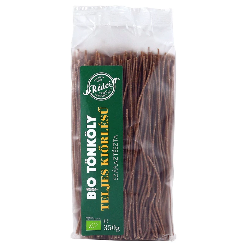 Bio tészta, teljes kiőrlésű Rédei (spagetti)