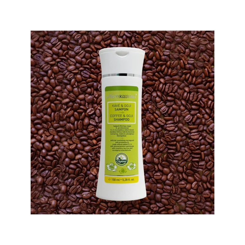 Biola-Naturissimo Kávé &amp; goji sampon (150 ml)