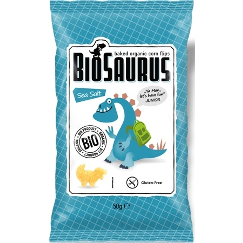 BioSaurus kukoricás snack (tengeri sós)