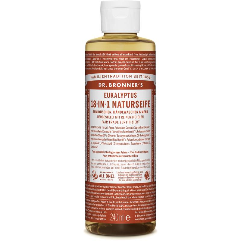 Dr. Bronner's Eukaliptusz folyékony szappan koncentrátum (237 ml)