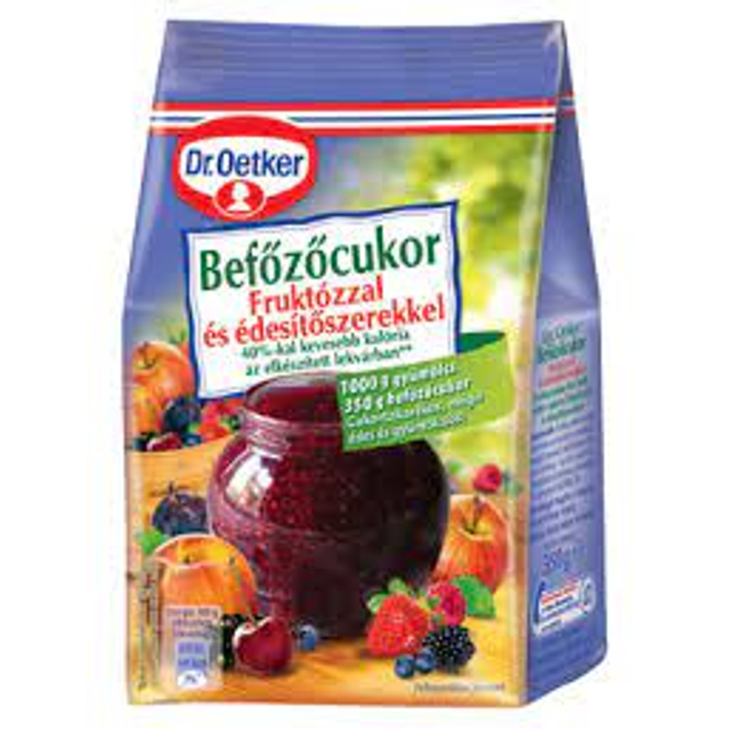 Dr. Oetker Befőzőcukor Fruktózzal és édesítőszerekkel (350 g)