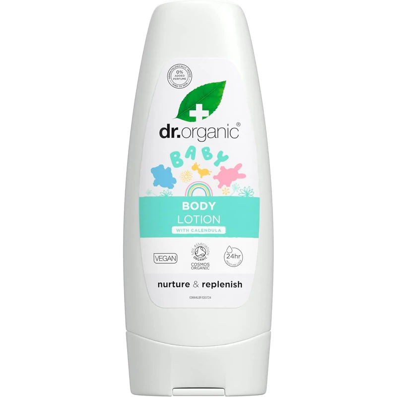 Dr. Organic babatestápoló bio körömvirággal (illatmentes)