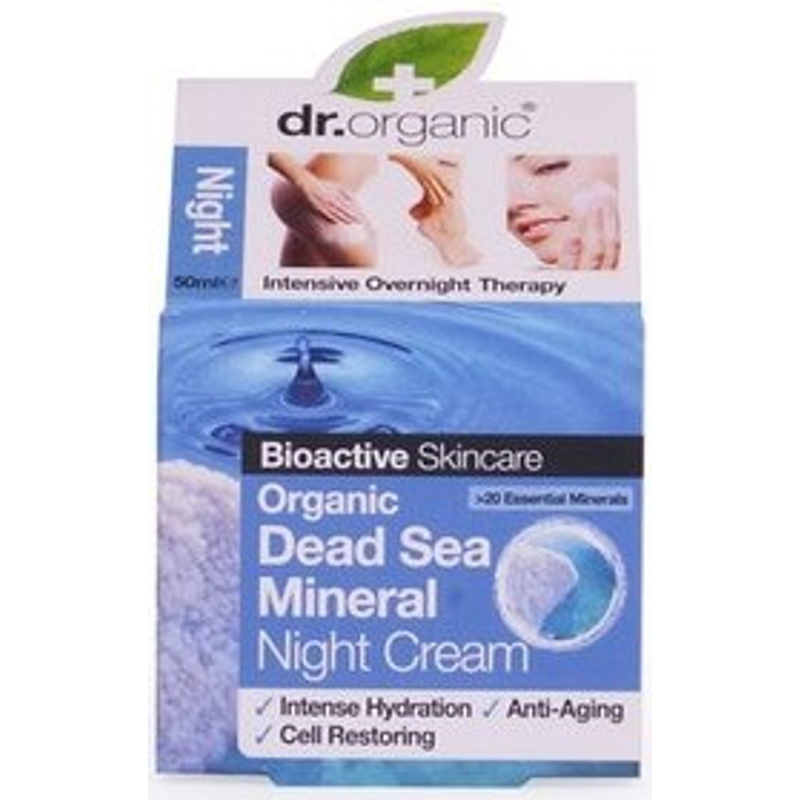 Dr. Organic éjszakai krém (holt tengeri)