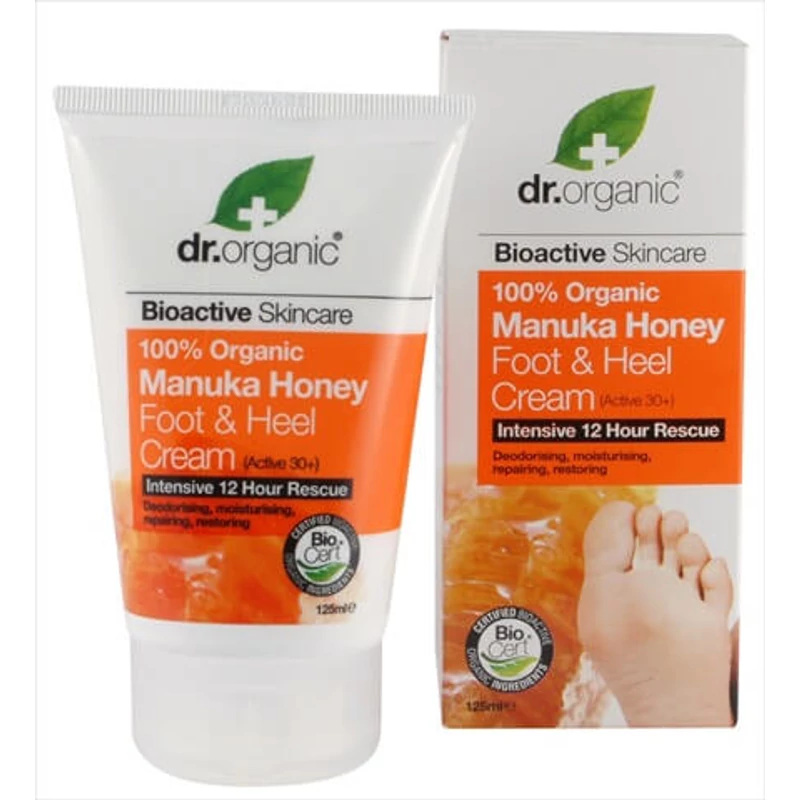 Dr. Organic láb- és sarokápoló (méz)