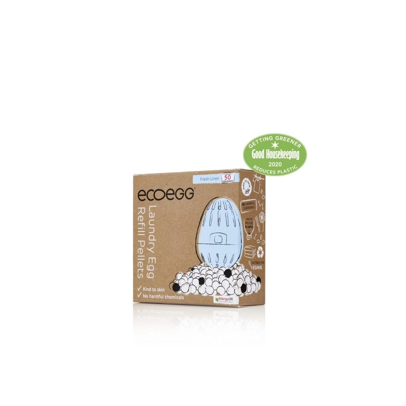 Mosógolyó utántöltő, Ecoegg (50 mosás,enyhe illat)