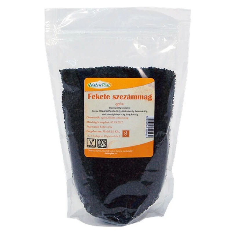 Szezámmag fekete, NaturPiac 100g