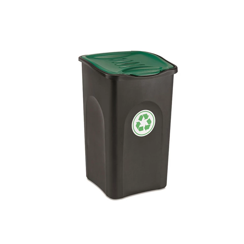 Ecogreen Szelektív tároló - zöld (50 l)