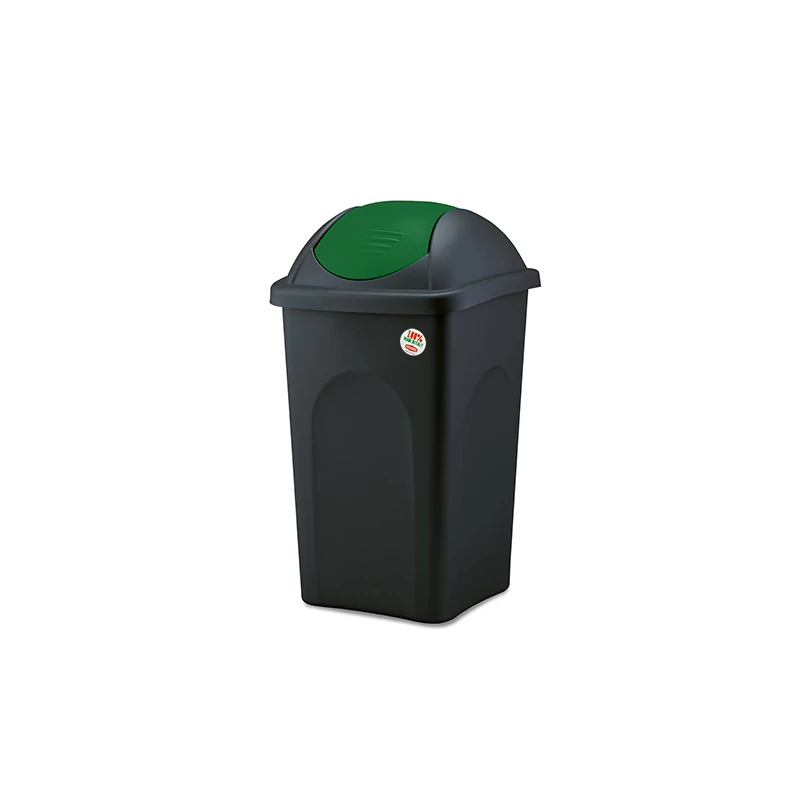 Szelektív szemetes billenős, Multipat (zöld,60l)