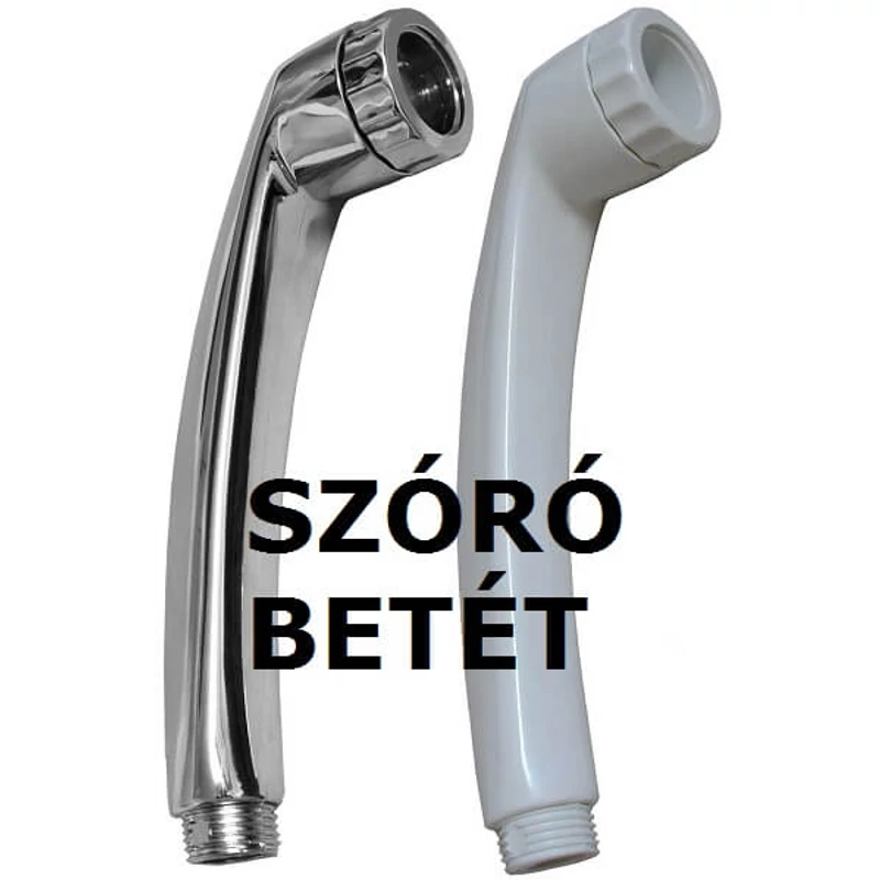Víztakarékos zuhanyfej betét, Turbo (fekete)
